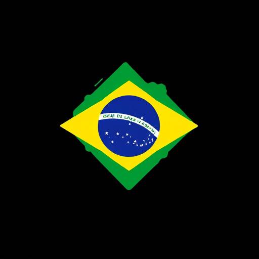Logotipo da Estilo Brasileiro: camisa estilizada com as cores da bandeira do Brasil.